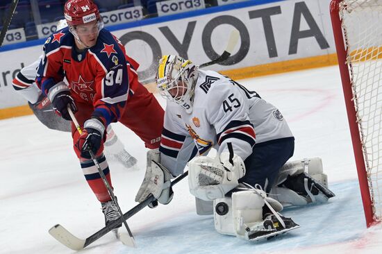 Хоккей. КХЛ. Матч ЦСКА - "Металлург"