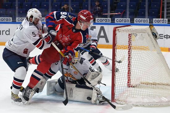 Хоккей. КХЛ. Матч ЦСКА - "Металлург"