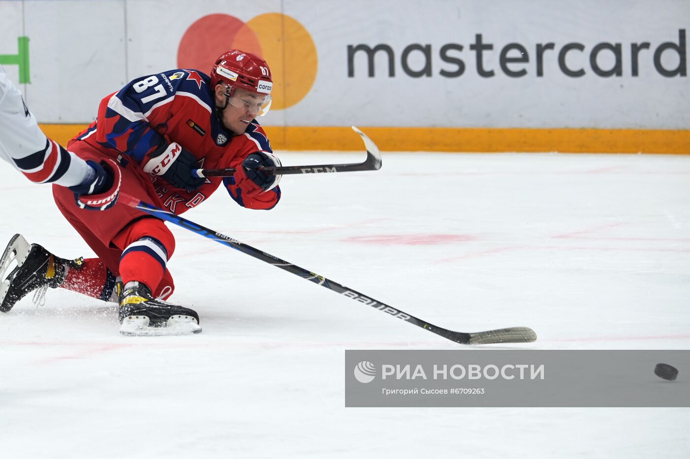 Хоккей. КХЛ. Матч ЦСКА - "Металлург"