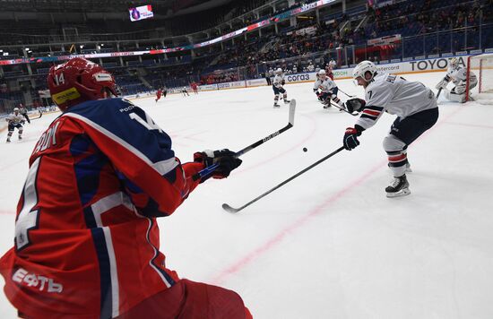 Хоккей. КХЛ. Матч ЦСКА - "Металлург"