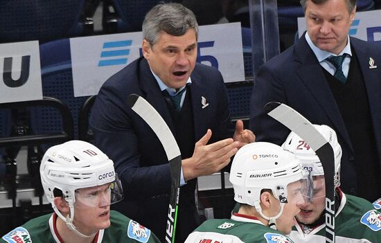 Хоккей. КХЛ. Матч "Динамо" (Москва) - "Ак Барс"