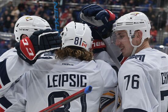 Хоккей. КХЛ. Матч ЦСКА - "Металлург"