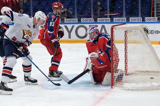 Хоккей. КХЛ. Матч ЦСКА - "Металлург"