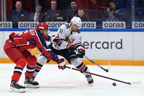 Хоккей. КХЛ. Матч ЦСКА - "Металлург"