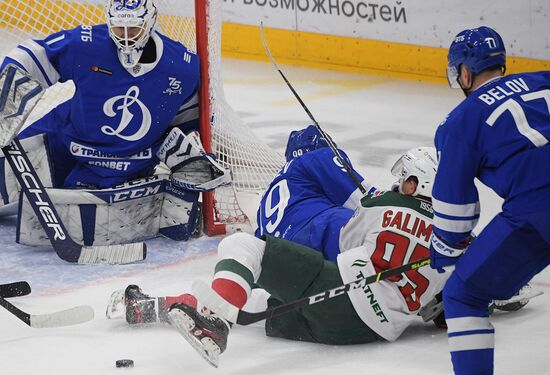 Хоккей. КХЛ. Матч "Динамо" (Москва) - "Ак Барс"