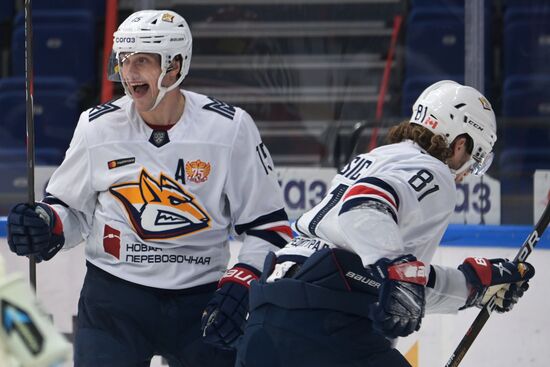 Хоккей. КХЛ. Матч ЦСКА - "Металлург"