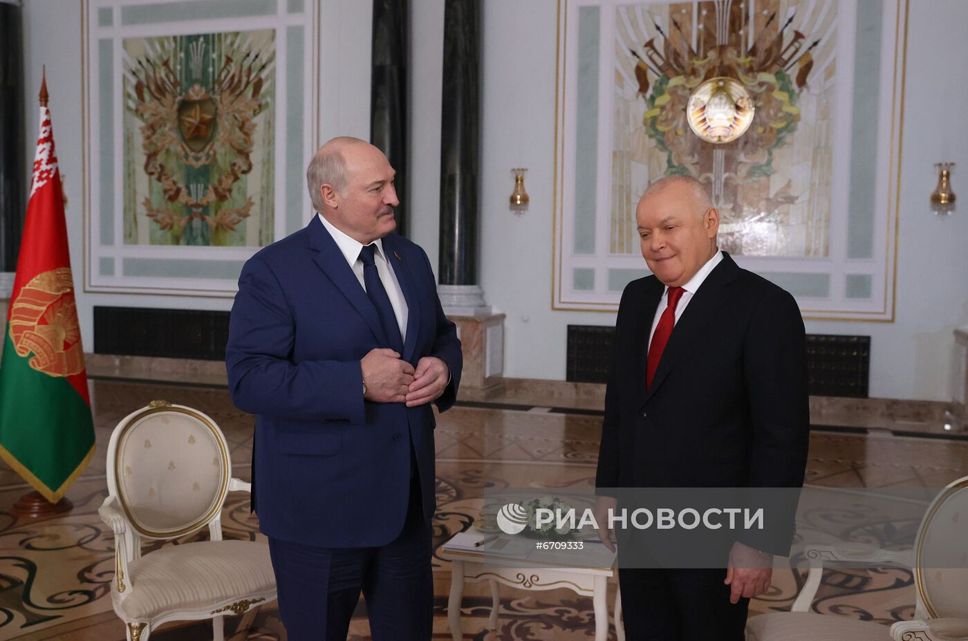 Интервью президента Белоруссии А. Лукашенко РИА Новости