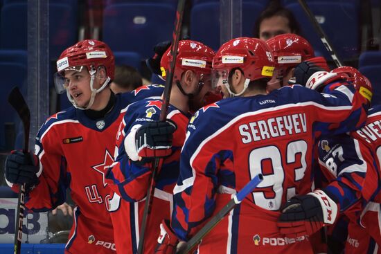 Хоккей. КХЛ. Матч ЦСКА - "Металлург"