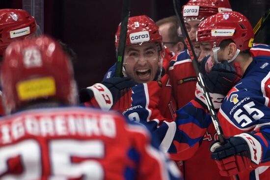 Хоккей. КХЛ. Матч ЦСКА - "Металлург"