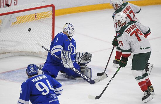 Хоккей. КХЛ. Матч "Динамо" (Москва) - "Ак Барс"