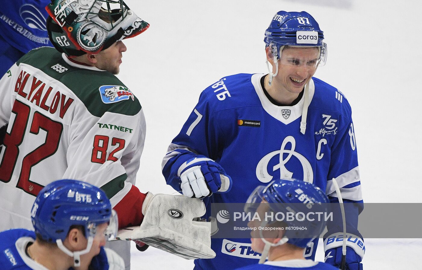 Хоккей. КХЛ. Матч "Динамо" (Москва) - "Ак Барс"