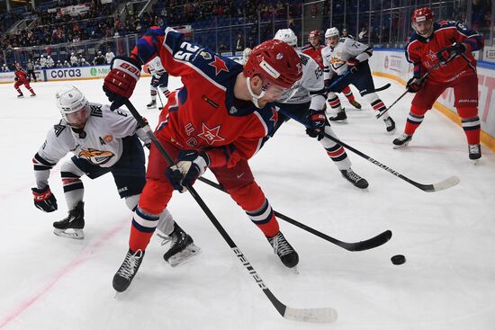 Хоккей. КХЛ. Матч ЦСКА - "Металлург"