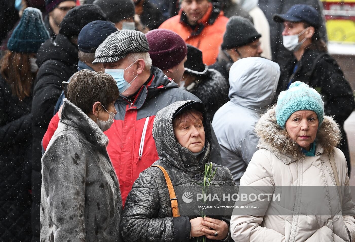 Прощание с А. Градским