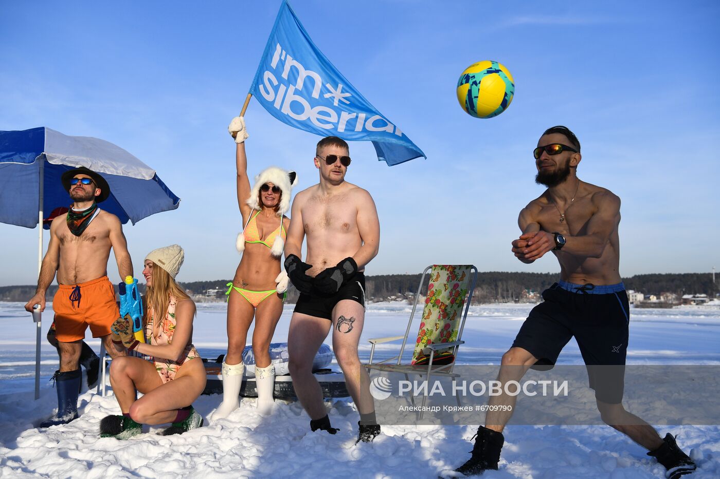 Акция "Белые пляжи Сибири"