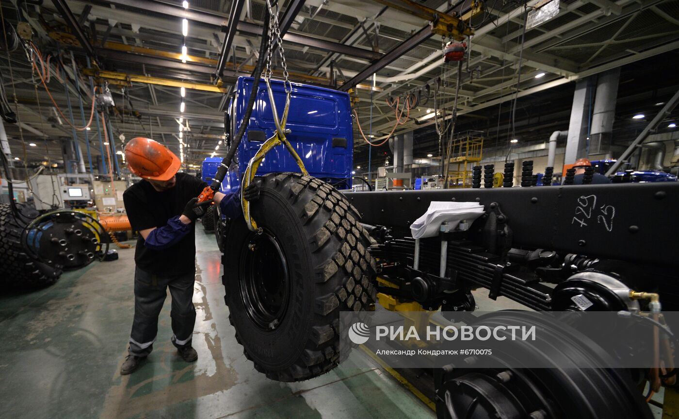 Автозавод "УРАЛ" в Миассе