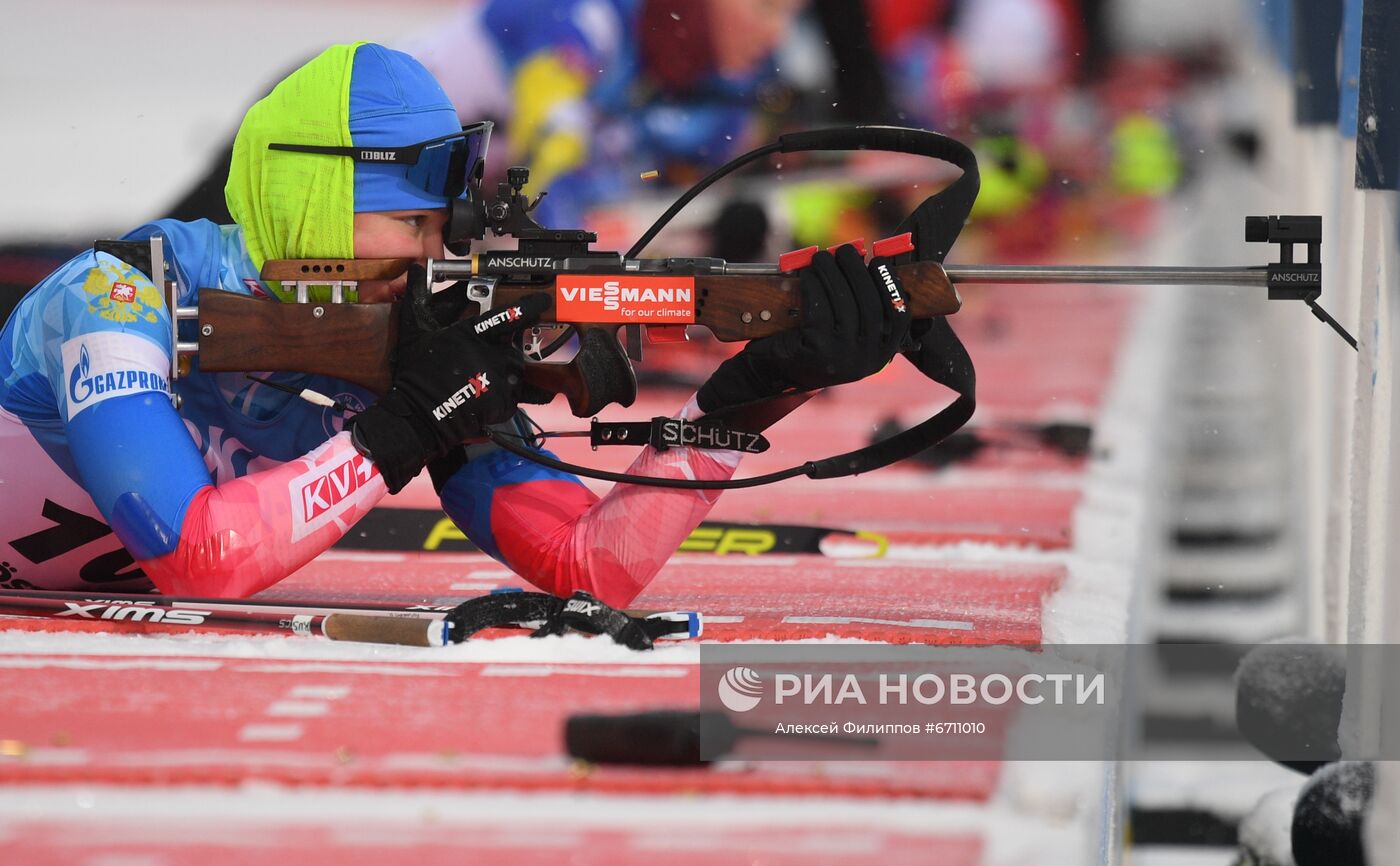 Биатлон. II этап Кубка мира. Женщины. Спринт