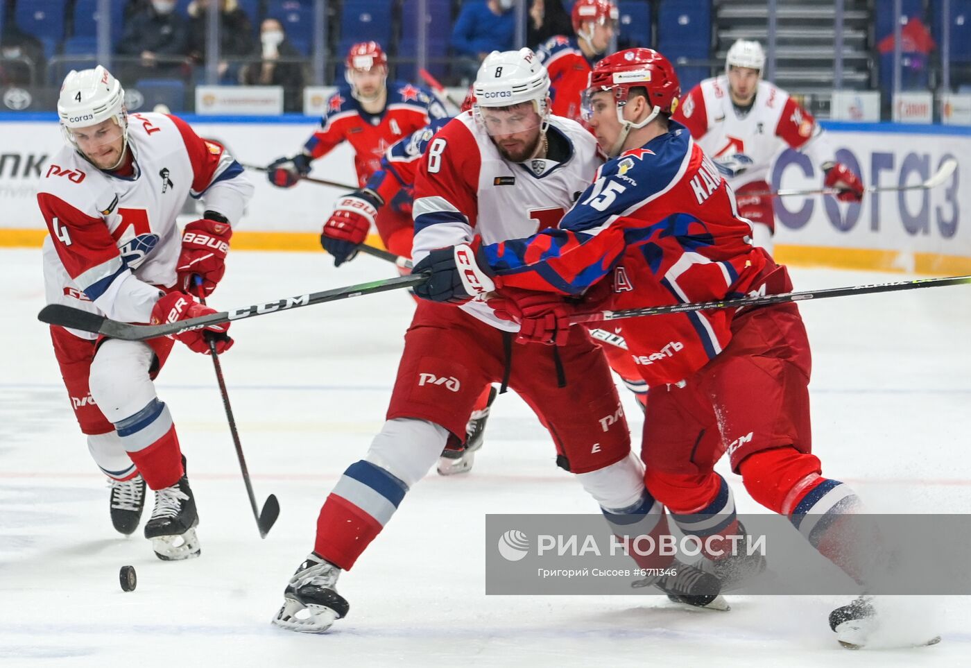 Хоккей. КХЛ. Матч ЦСКА  - "Локомотив"