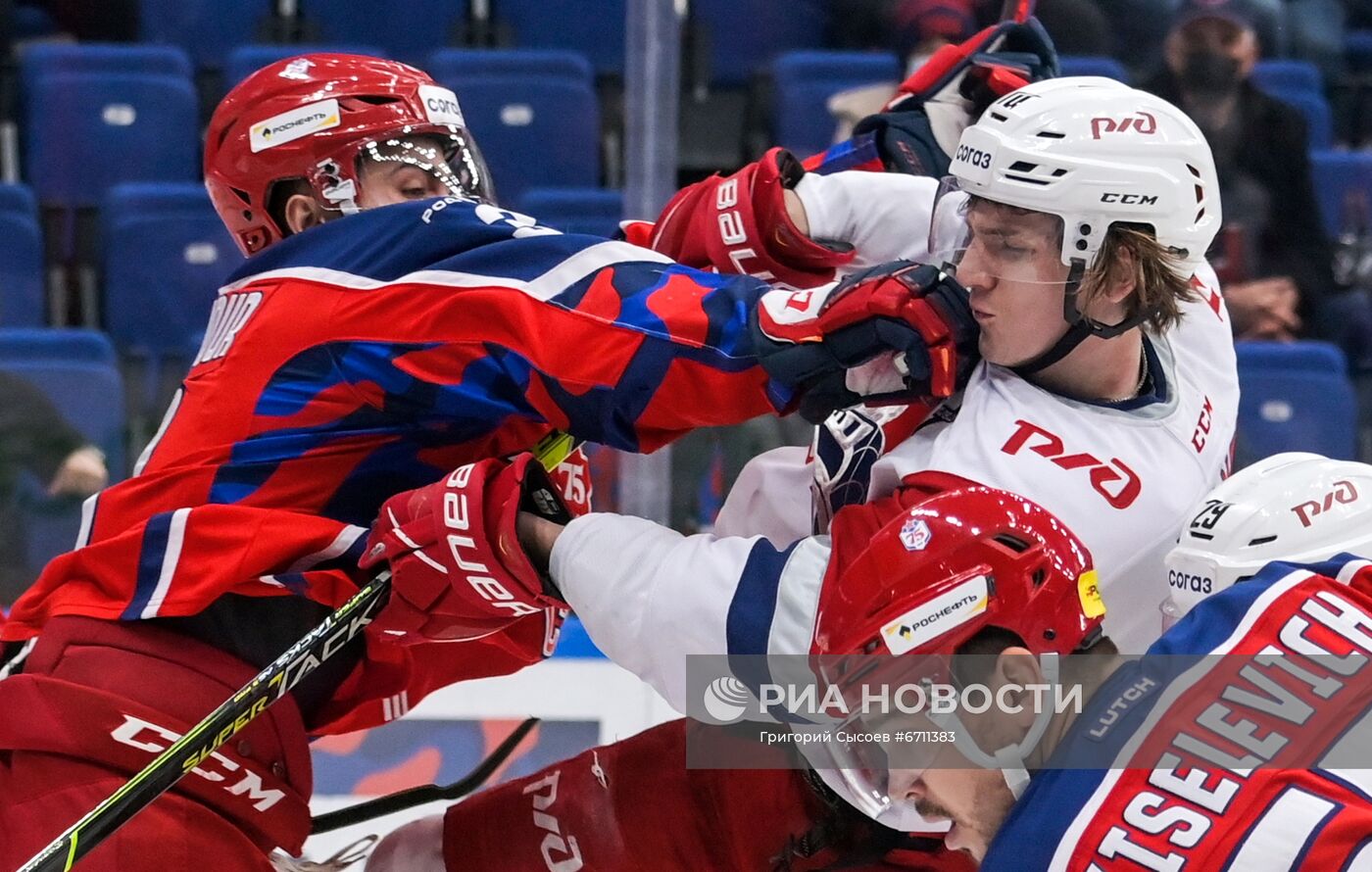 Хоккей. КХЛ. Матч ЦСКА - "Локомотив"