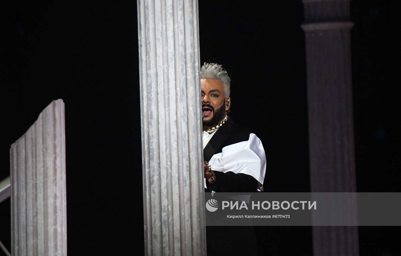 Певец Филипп Киркоров выступает на церемонии вручения Российской национальной музыкальной премии "Виктория - 2021" в Государственном Кремлевском дворце в Москве. Место: Россия, Москва. Автор: Кирилл Каллиников/РИА Новости. Российская Национальная музыкальная премия "Виктория"