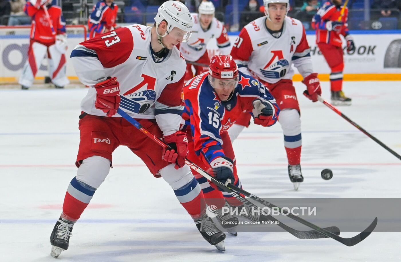 Хоккей. КХЛ. Матч ЦСКА - "Локомотив"