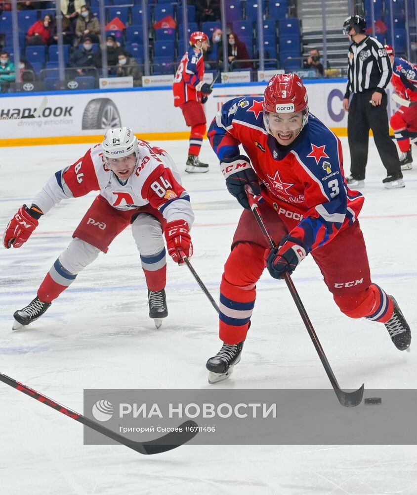 Хоккей. КХЛ. Матч ЦСКА - "Локомотив"