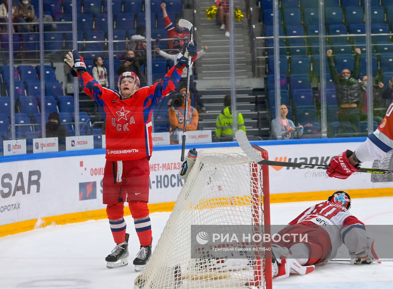 Хоккей. КХЛ. Матч ЦСКА  - "Локомотив"