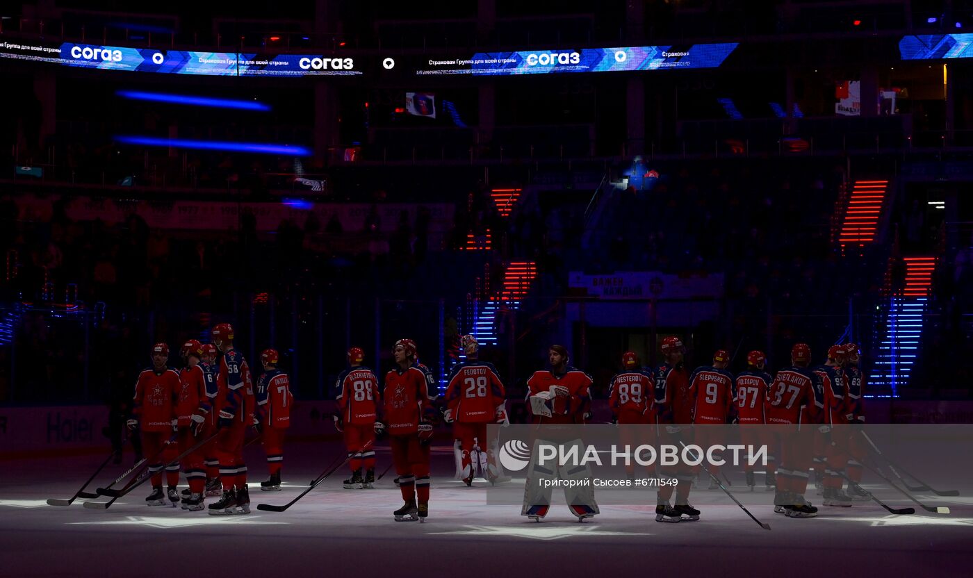 Хоккей. КХЛ. Матч ЦСКА - "Локомотив"