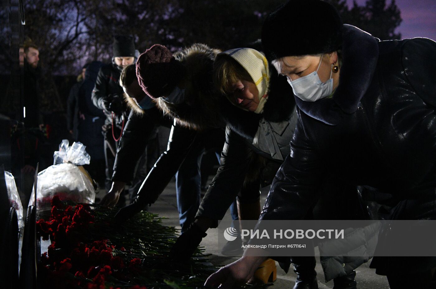 Митинг в память о погибших шахтерах в Кемерово