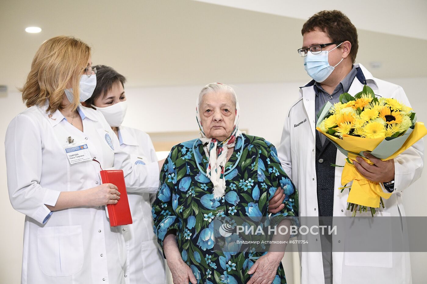 101-летняя Пелагея Пояркова выписана после курса постковидной реабилитации
