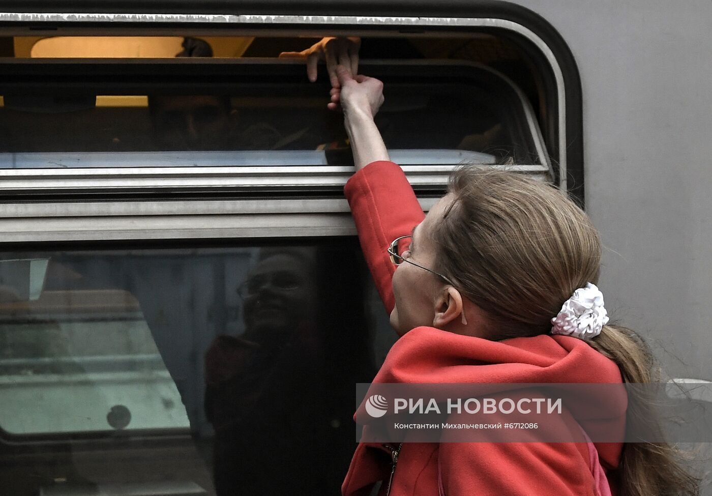 Отправка севастопольских призывников на военную службу