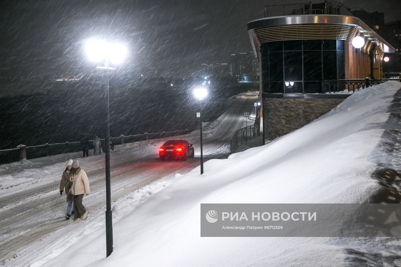 Снегопад в Кемерове