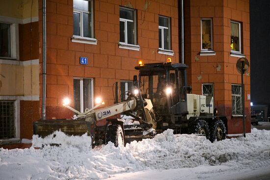 Снегопад в Кемерове