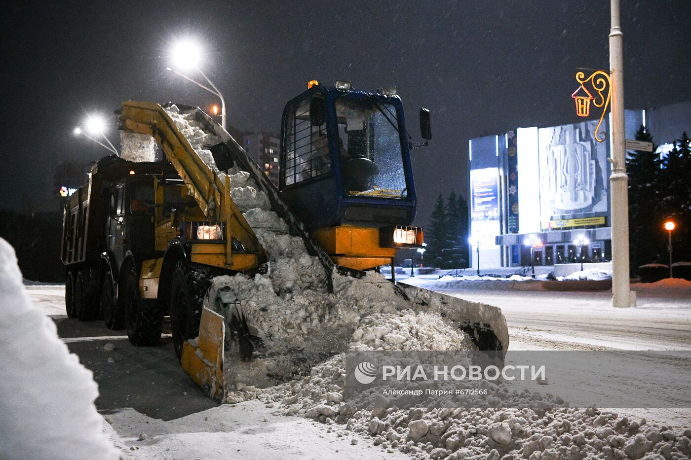 Снегопад в Кемерове