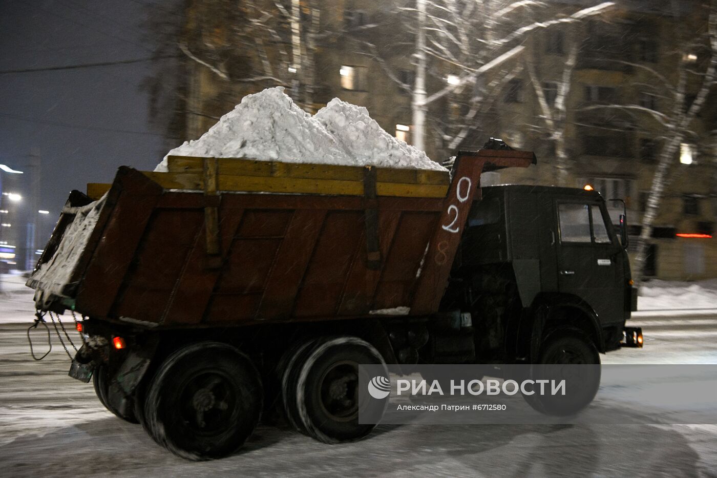 Снегопад в Кемерове