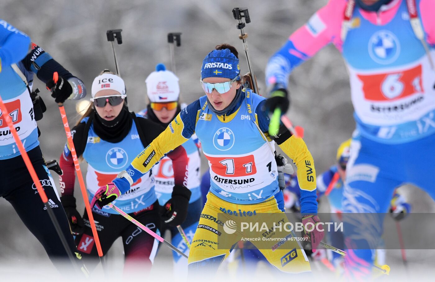 Биатлон. II этап Кубка мира. Женщины. Эстафета