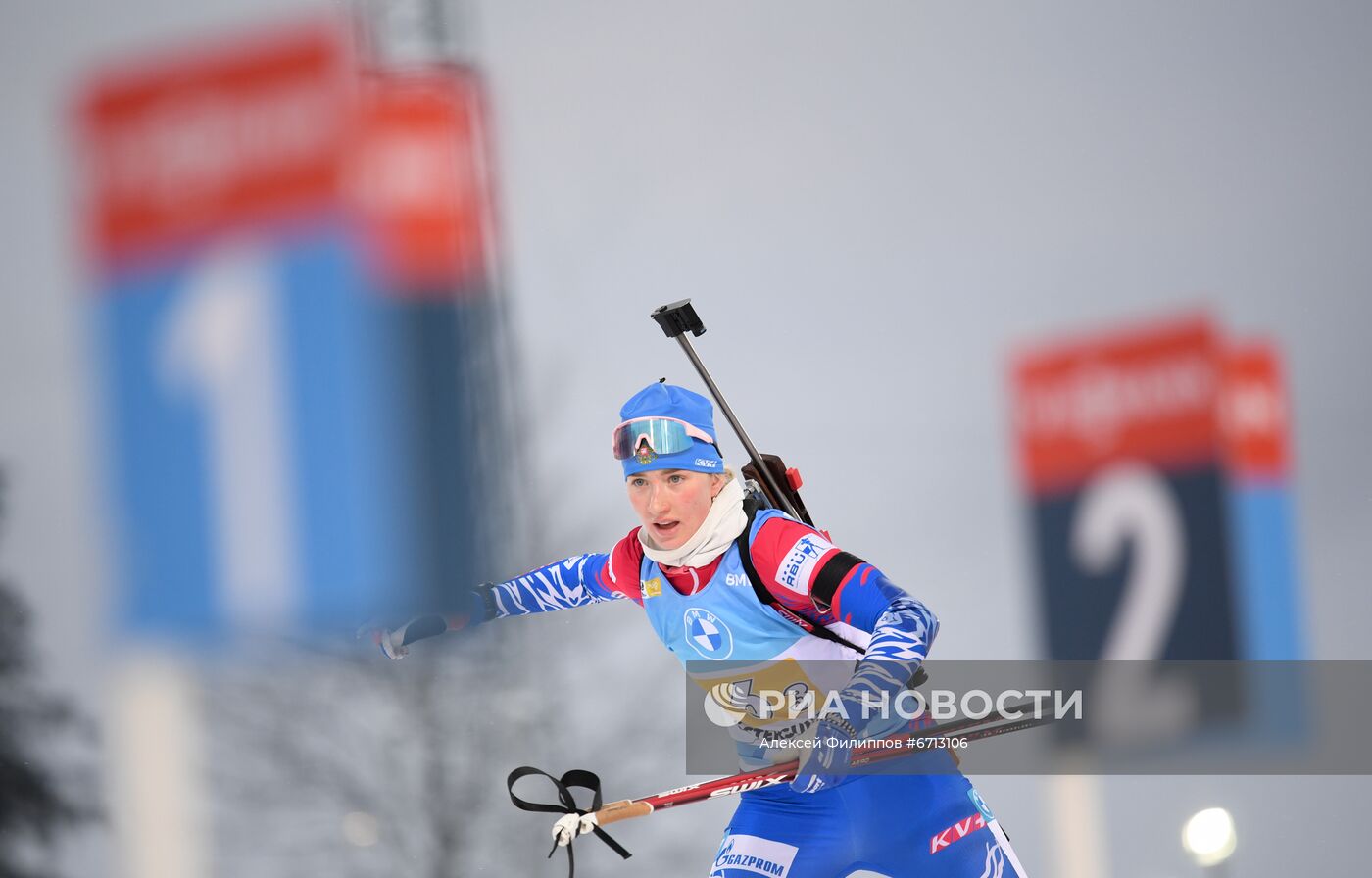 Биатлон. II этап Кубка мира. Женщины. Эстафета