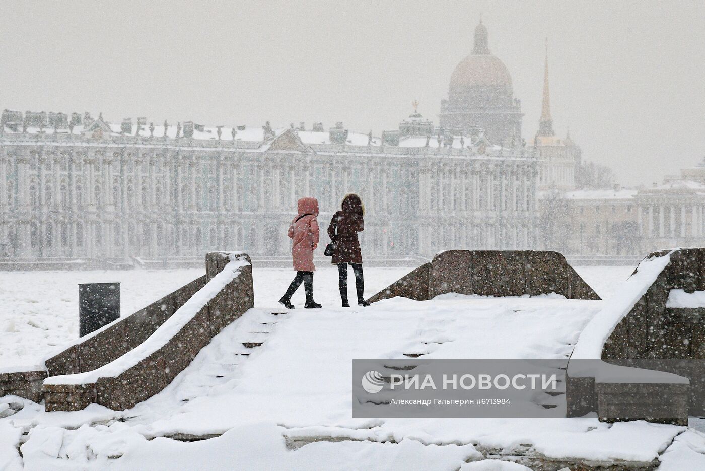 Мороз в Санкт-Петербурге