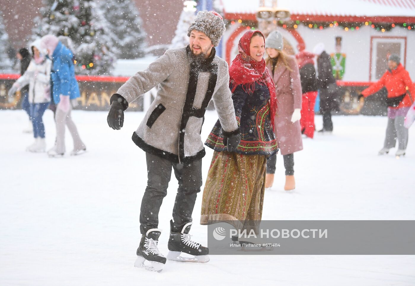 Снег в Москве