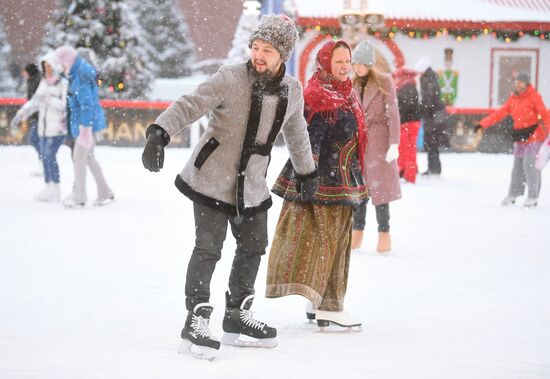 Снег в Москве