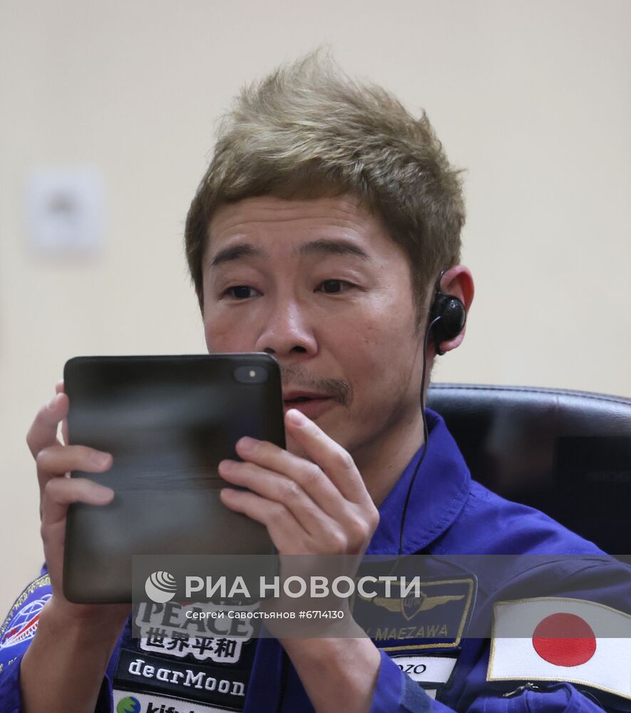 Предстартовая пресс-конференция экипажей пилотируемого корабля "Союз МС-20"