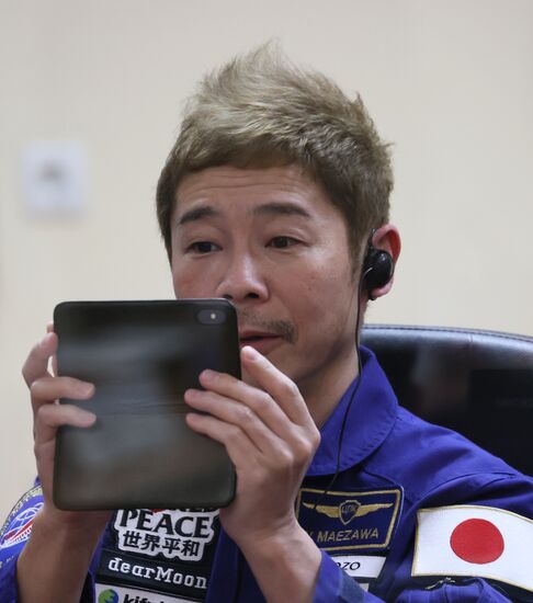 Предстартовая пресс-конференция экипажей пилотируемого корабля "Союз МС-20" 