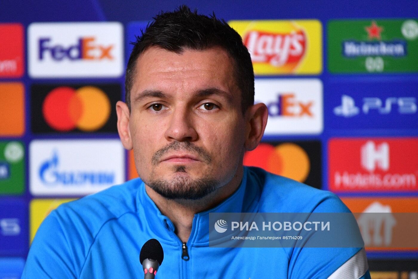 Футбол. Лига чемпионов. Тренировка ФК "Зенит"