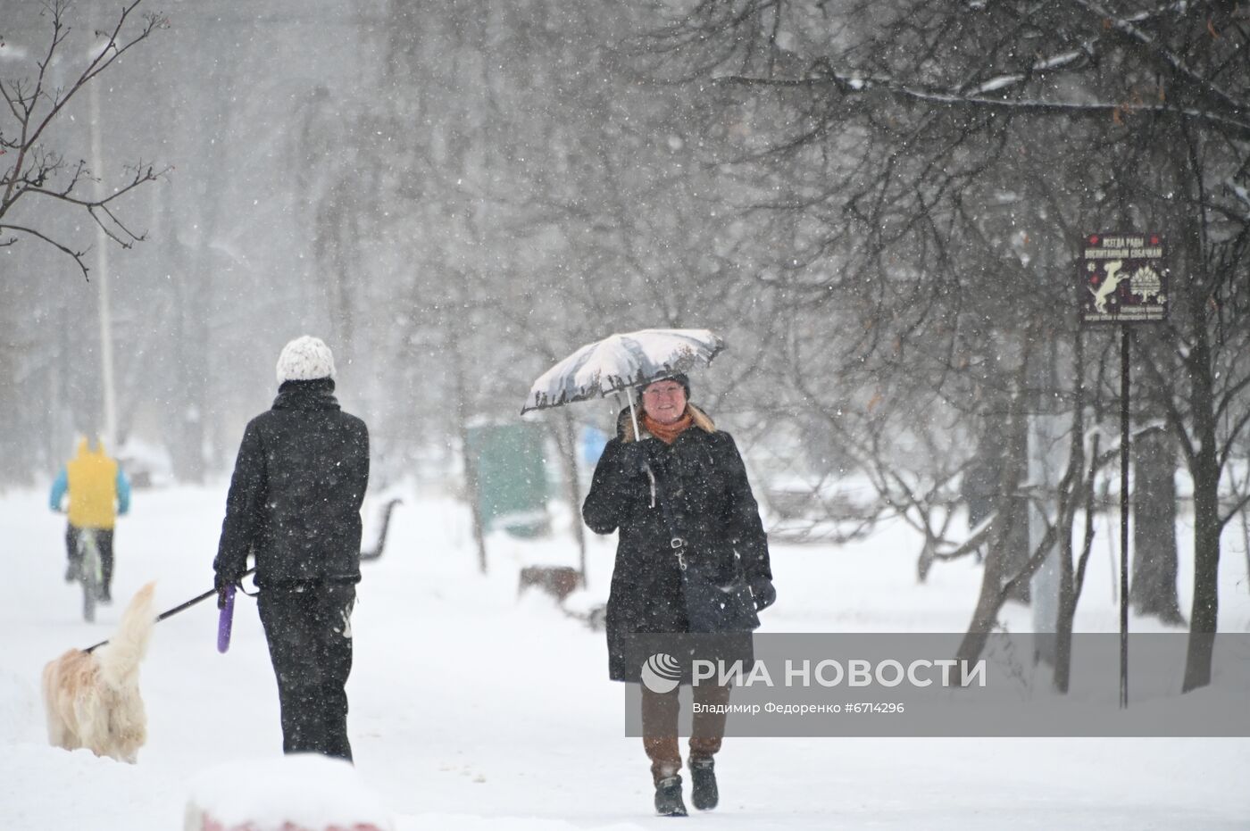 Снег в Москве