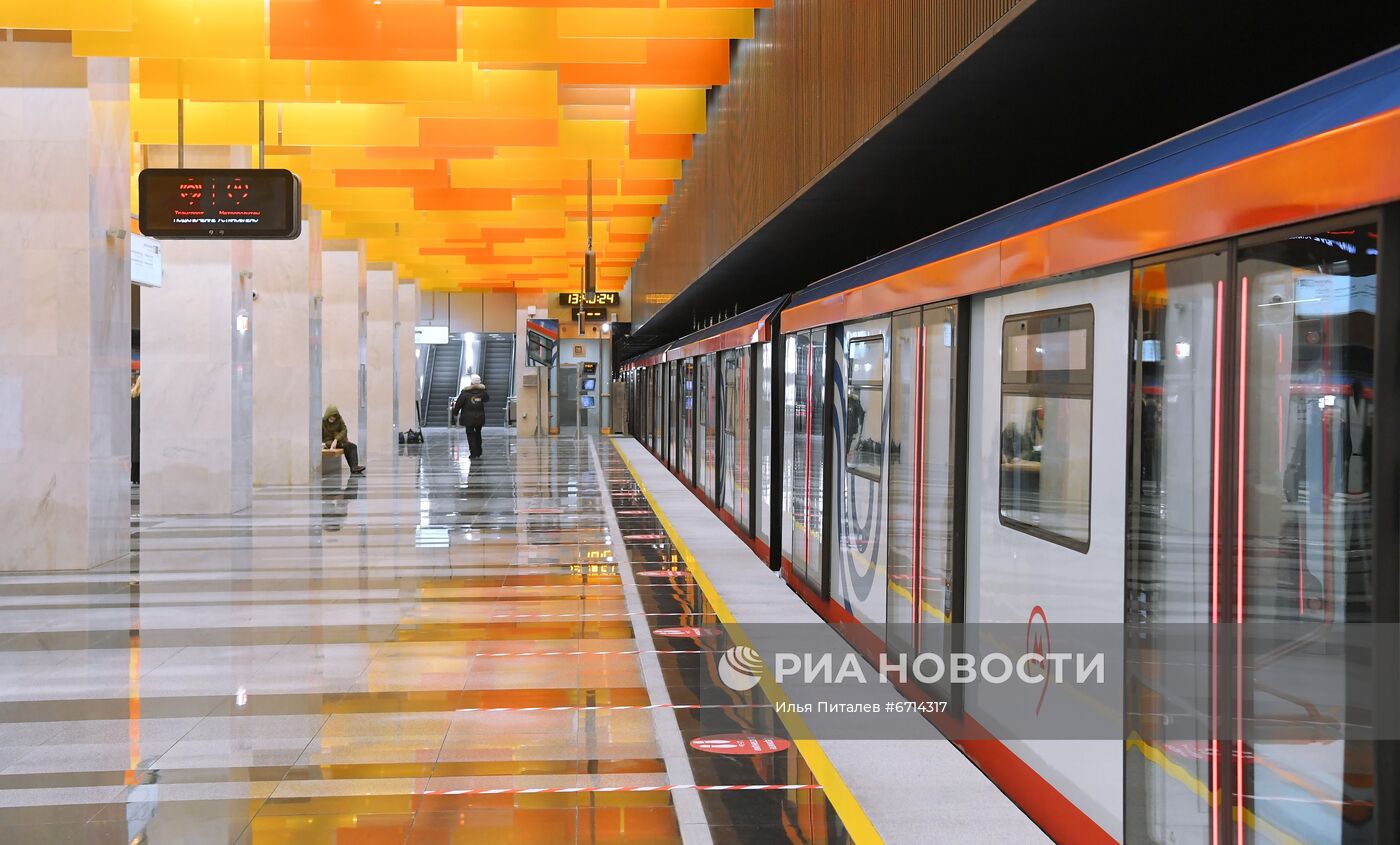 Открытие участка Большой кольцевой линии метро