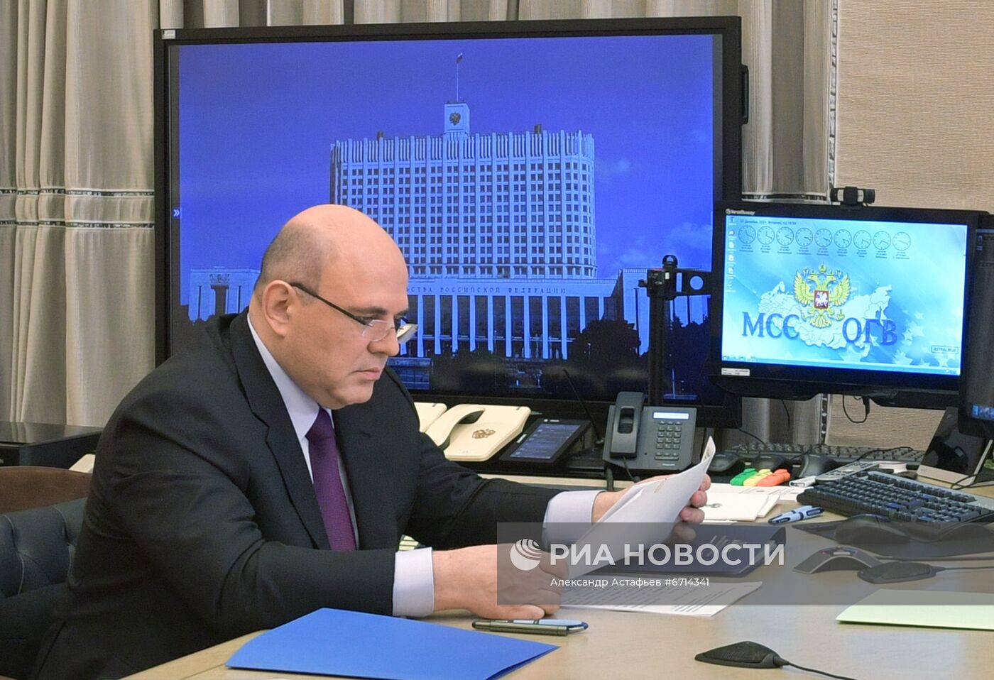 Премьер-министр РФ М. Мишустин провел заседание Координационного совета при правительстве РФ по борьбе с COVID-19
