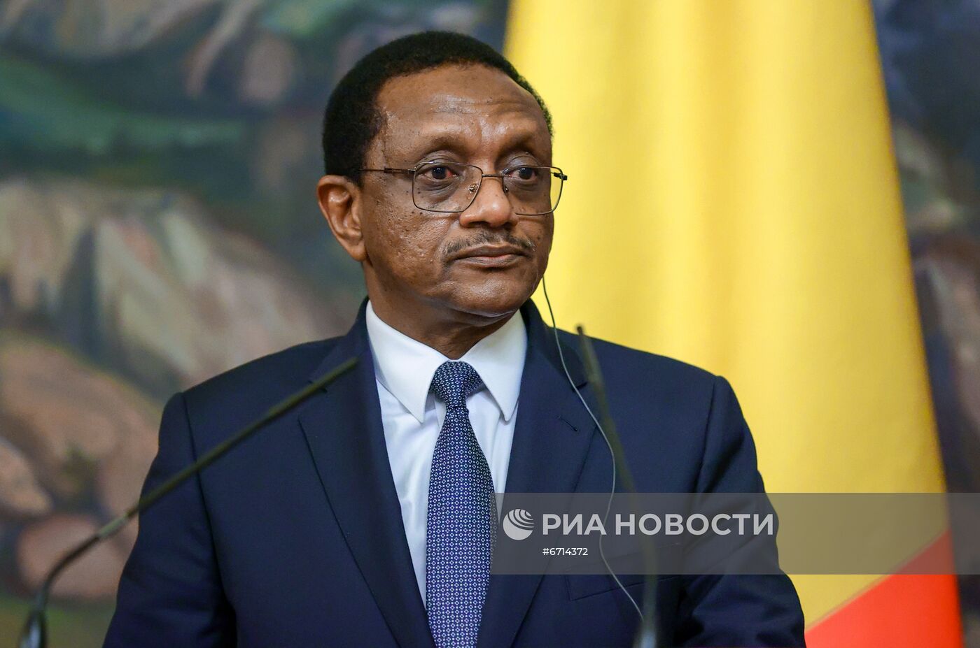 Встреча министров иностранных дел РФ и Чада С. Лаврова и М. З. Шерифа