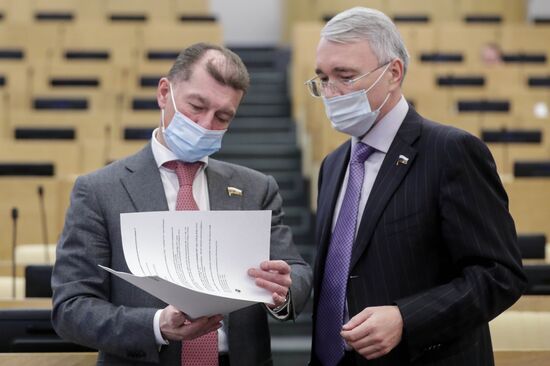 Пленарное заседание Государственной Думы РФ