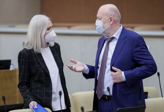 Пленарное заседание Государственной Думы РФ