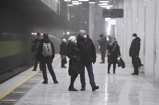 Открытие участка Большой кольцевой линии метро