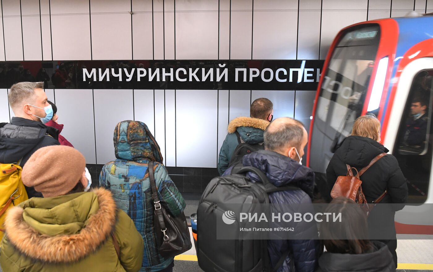 Открытие участка Большой кольцевой линии метро